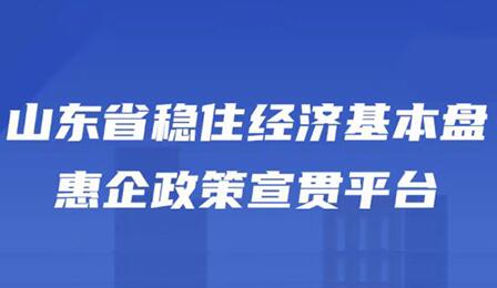 一站匯聚、精準(zhǔn)直達(dá)！環(huán)球軟件研發(fā)的山東省惠企政策宣貫平臺上線了